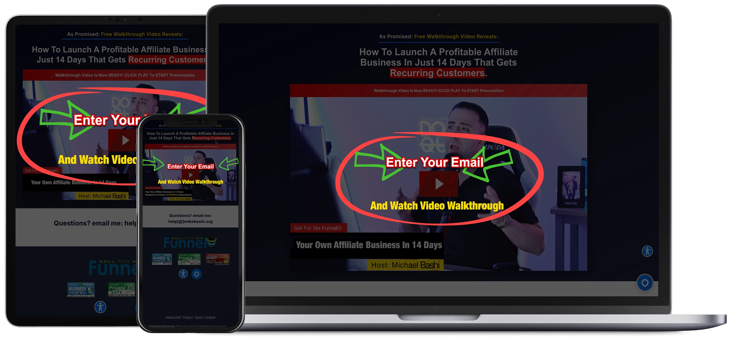 How To Launch A Profitable Affiliate Business In Just 14 Days That Gets Recurring Customers - Walkthrough Video Explainer You Get Access To Upon Entering Email